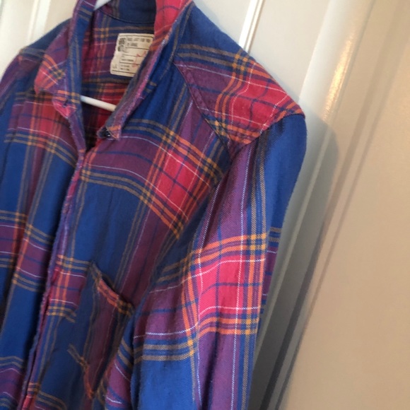 Garage tie front pastels button down - Picture 2 of 4